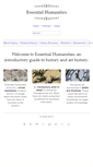 Mobile Screenshot of essential-humanities.net